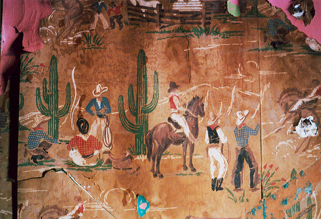 Vintage Wallpaper Cowboy By Carbonated On