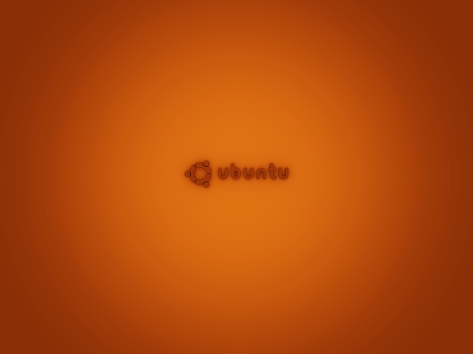ubuntu ubuntu chocolate orange 1600x1200png