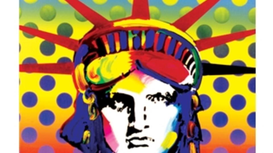 Polka Dot Background Adds Pop To Max S Painting Liberty Head