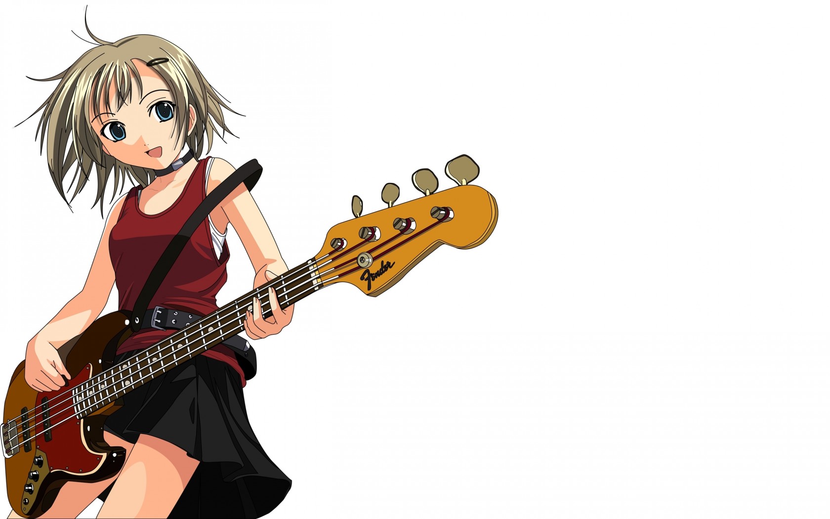 anime Girl guitar music image With Resolutions 16801050 Pixel