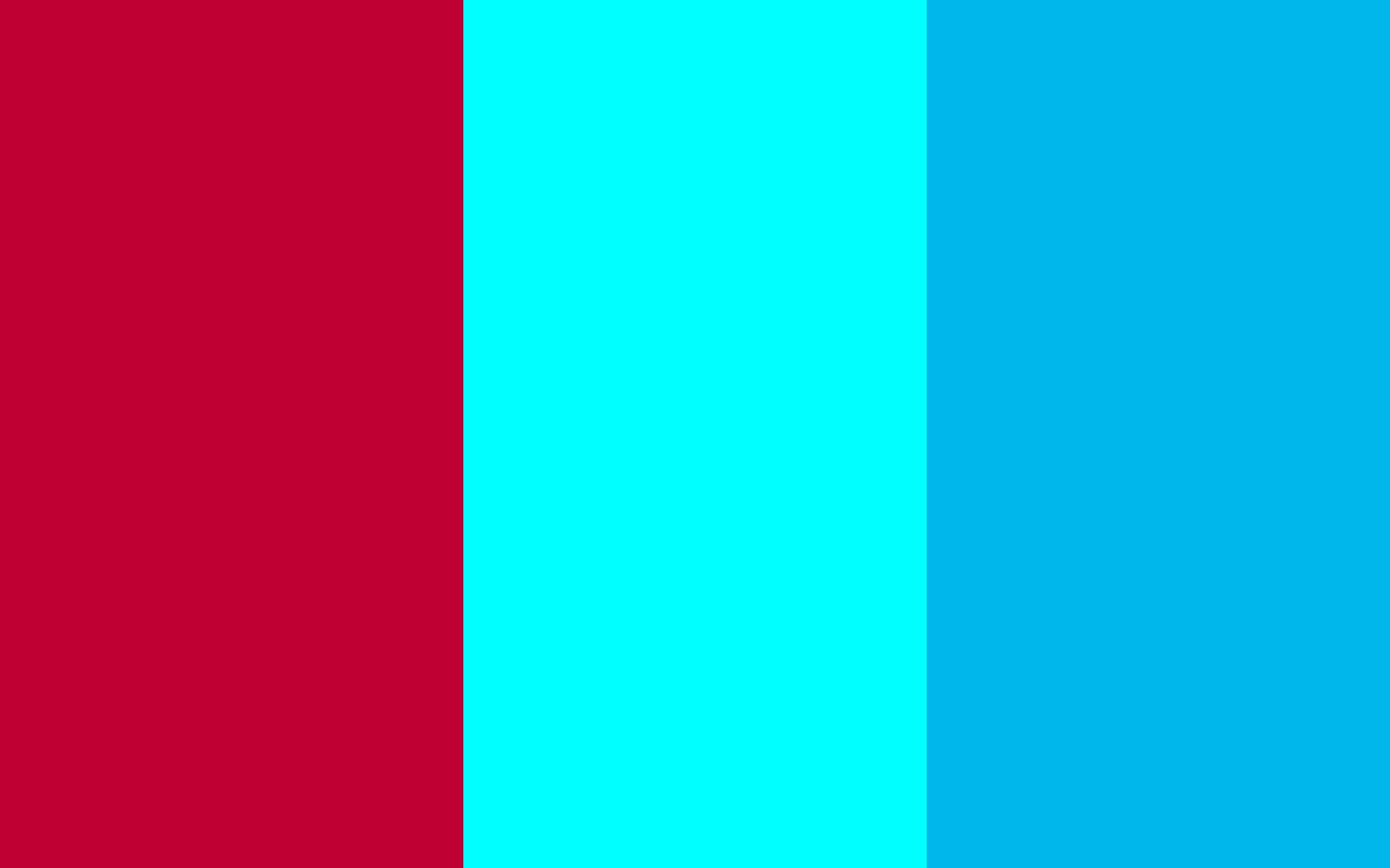 Crimson Glory Cyan and Cyan Process solid three color background
