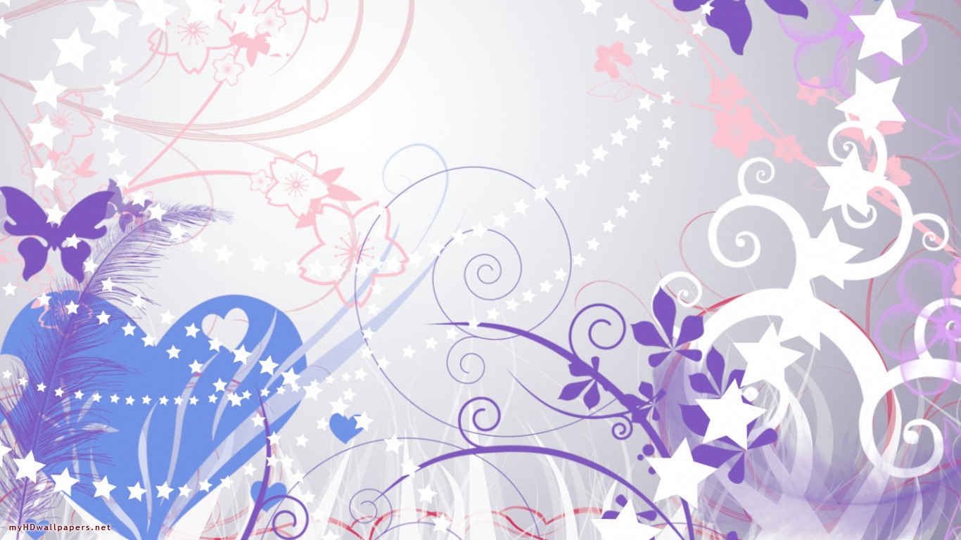 Violet Crazy Design Desktop Wallpaper HD