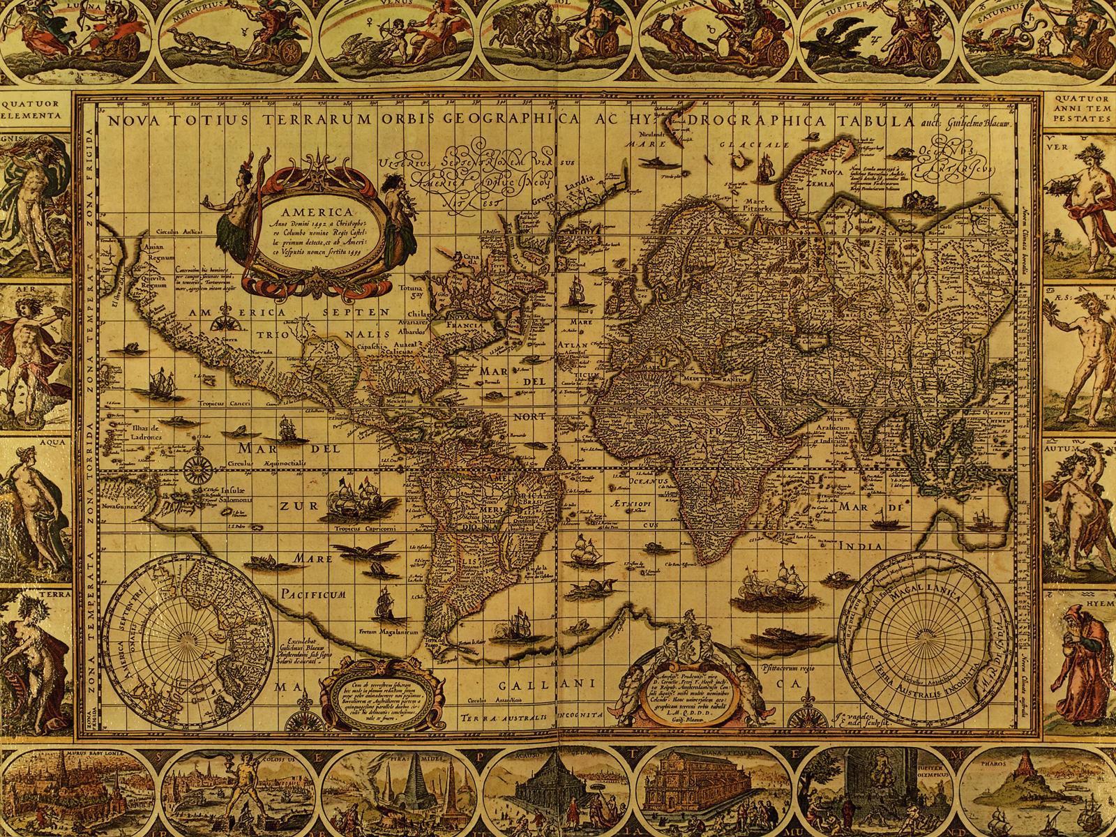 Vintage Map Wallpapers