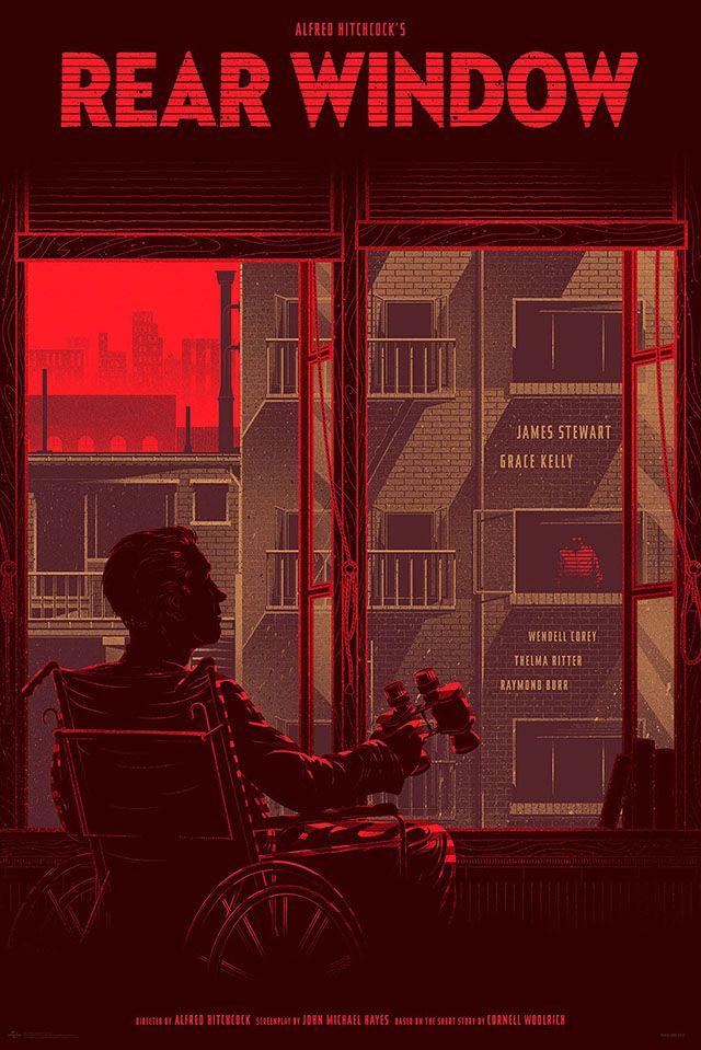 Rear Window Art Prints By Kevin Tong Based On Alfred Hitchcock S
