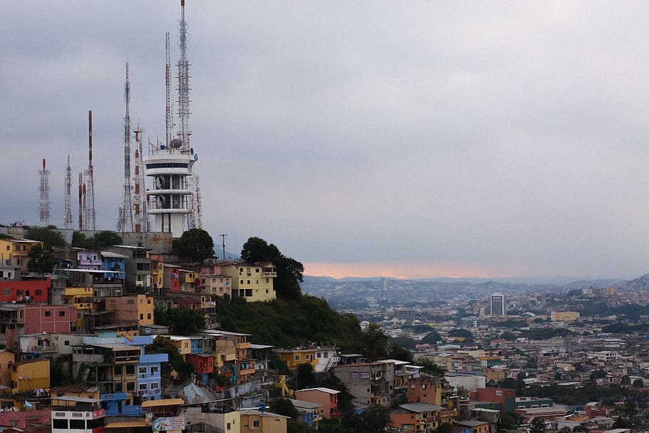 HD Wallpaper Ecuador Guayaquil Las Pe As Sunset Slums