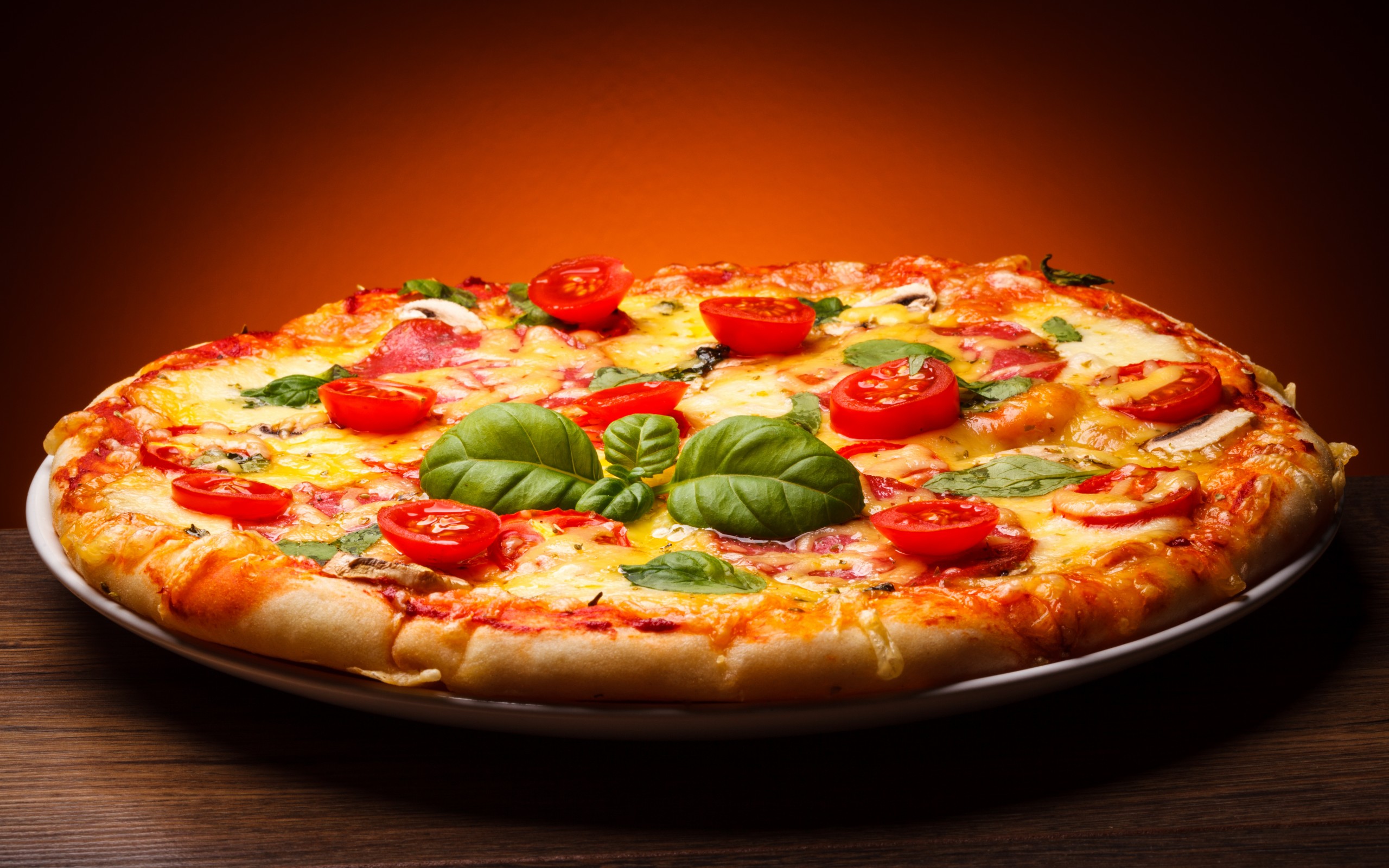 Pizza Wallpaper Top Background