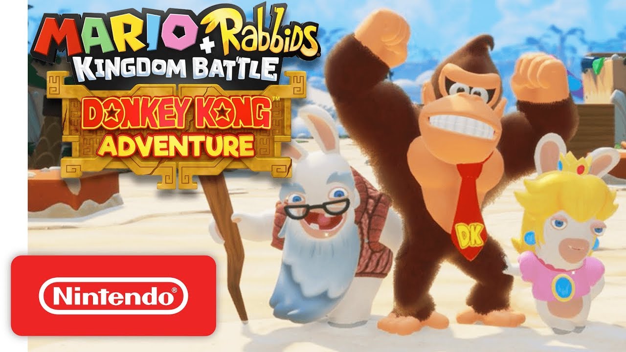 Mario Rabbids Kingdom Battle Donkey Kong Adventure Dlc Gameplay