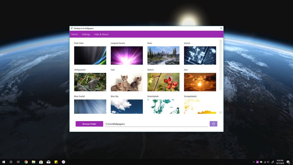 Desktop Live Wallpaper