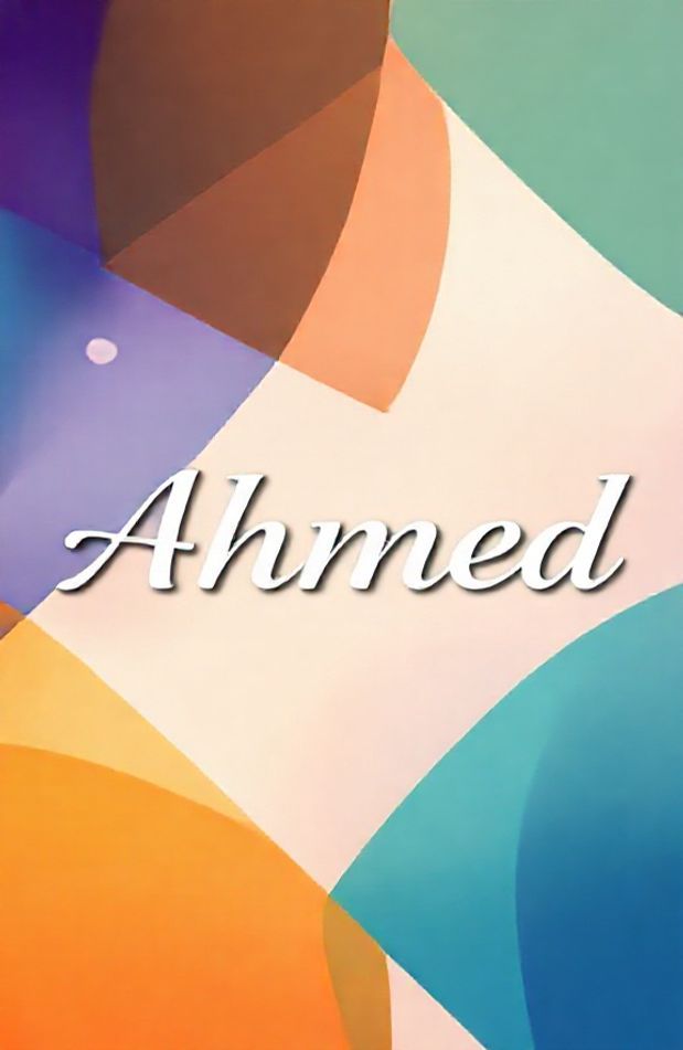 Ahmed Name Wallpaper