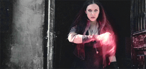 Elizabeth Olsen As Scarlet Witch In Age Of Ultron Caption