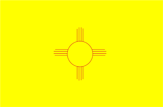 Flags Of The Fifty States New Mexico