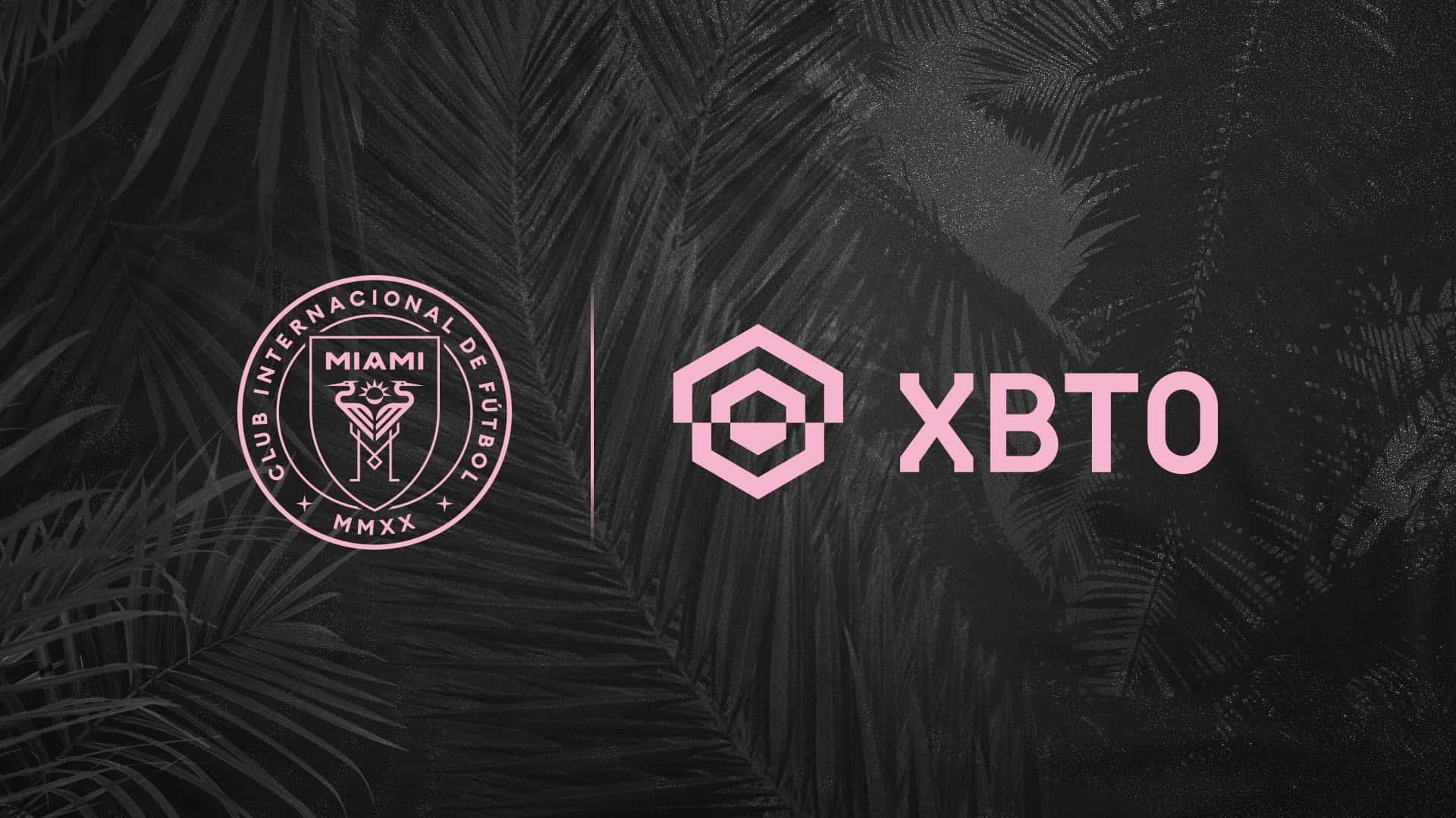 Inter Miami Fc Sponsorship With Xbto Graphic Design