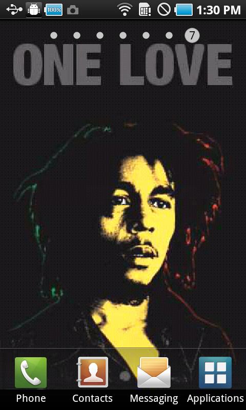 Bob Marley Live Wallpaper Screenshot