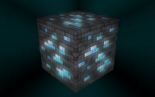 Minecraft Wallpaper Diamond Ore