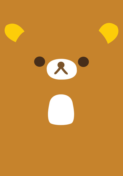 Showing Gallery For Rilakkuma Face iPhone Wallpaper
