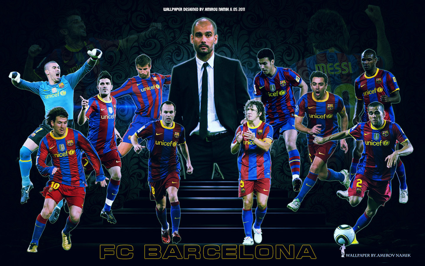 Fc Barcelona Players Wallpaper