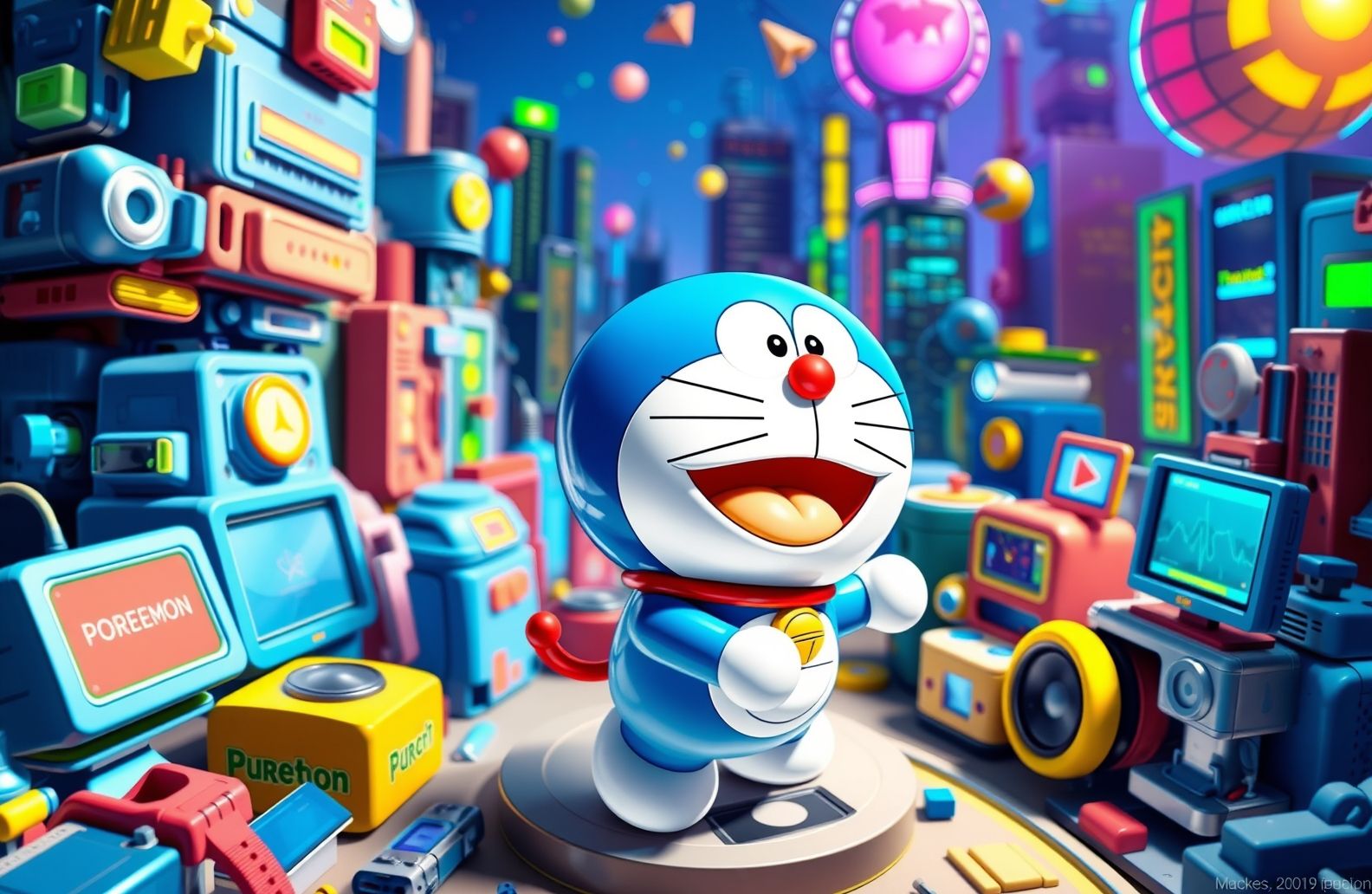 3d Doraemon Wallpaper