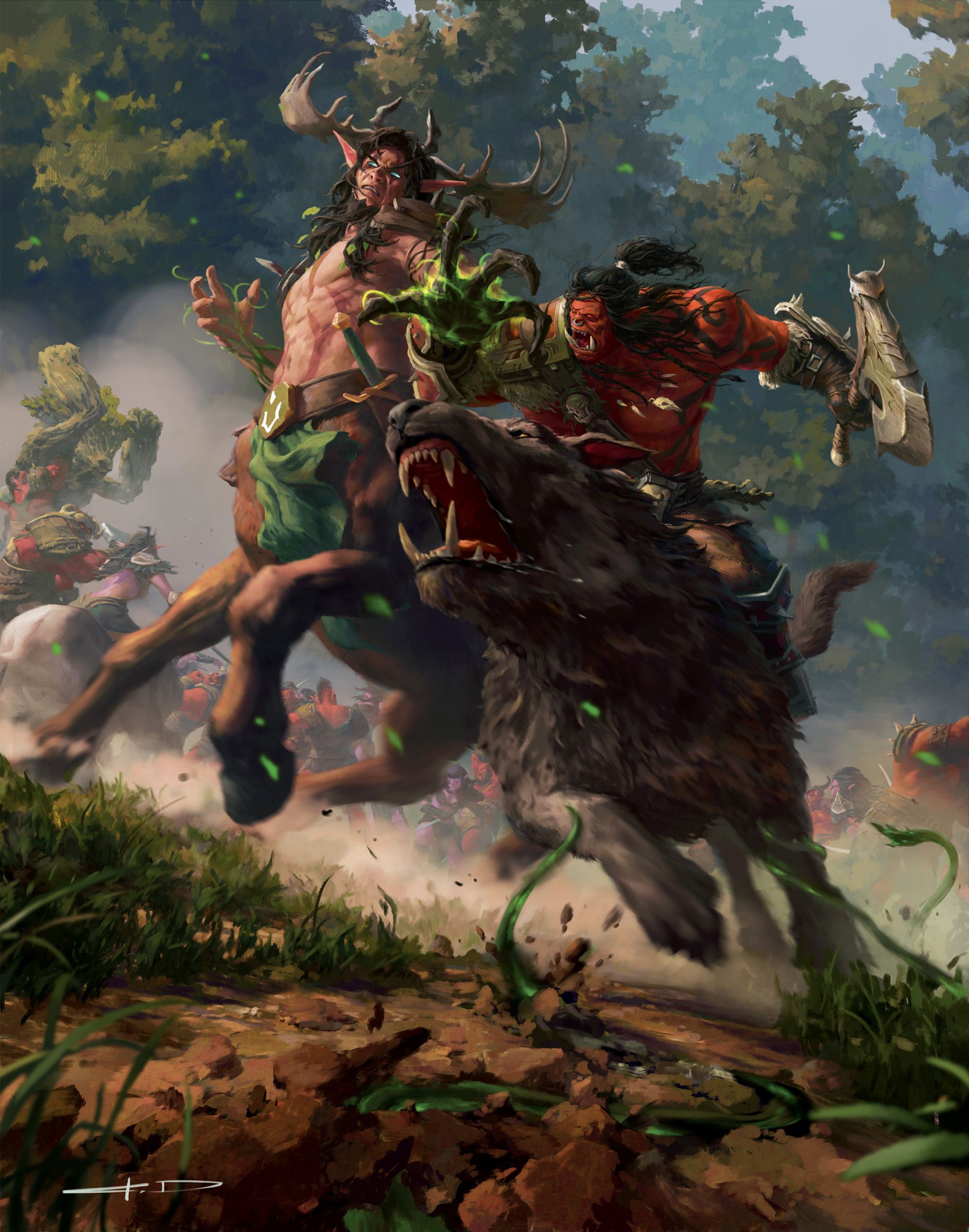 Illustration De Stanton Feng In Warcraft Grommash