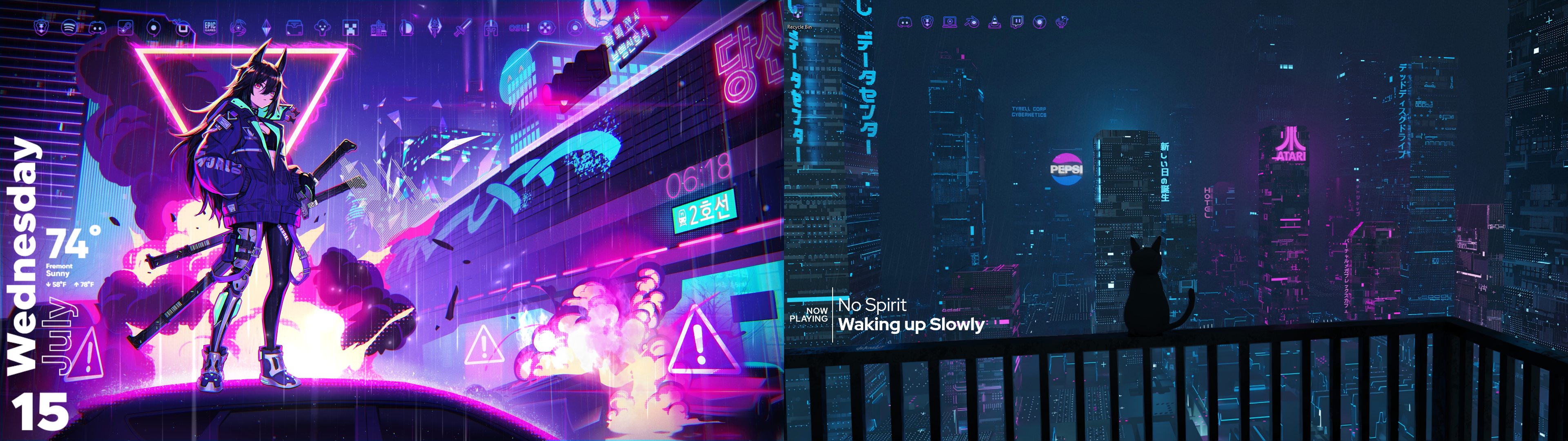 Cyberpunk City Live Wallpaper - MoeWalls