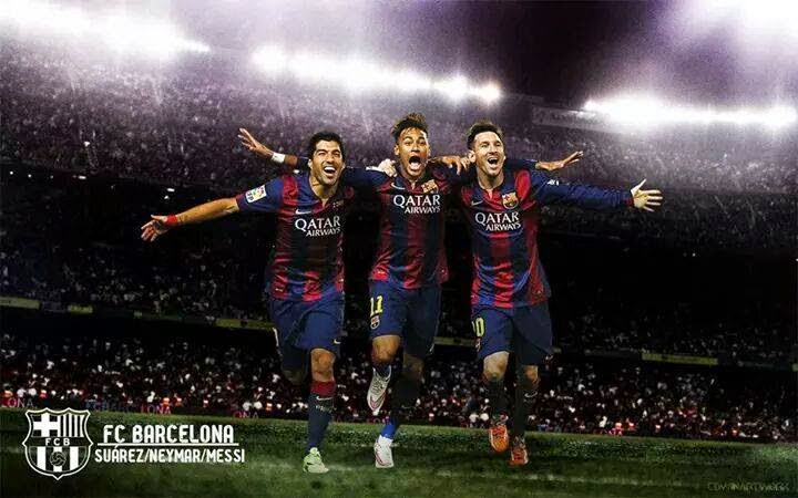 Messi Neymar Suarez Wallpaper Fcbarcelona Cules De Fc Barcelona