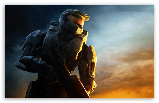 Master Chief Halo Game HD Wallpaper For Standard Fullscreen