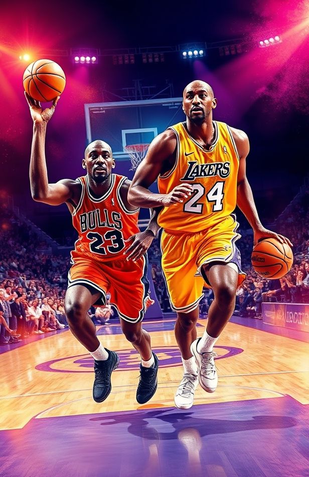 Michael Jordan And Kobe Wallpaper