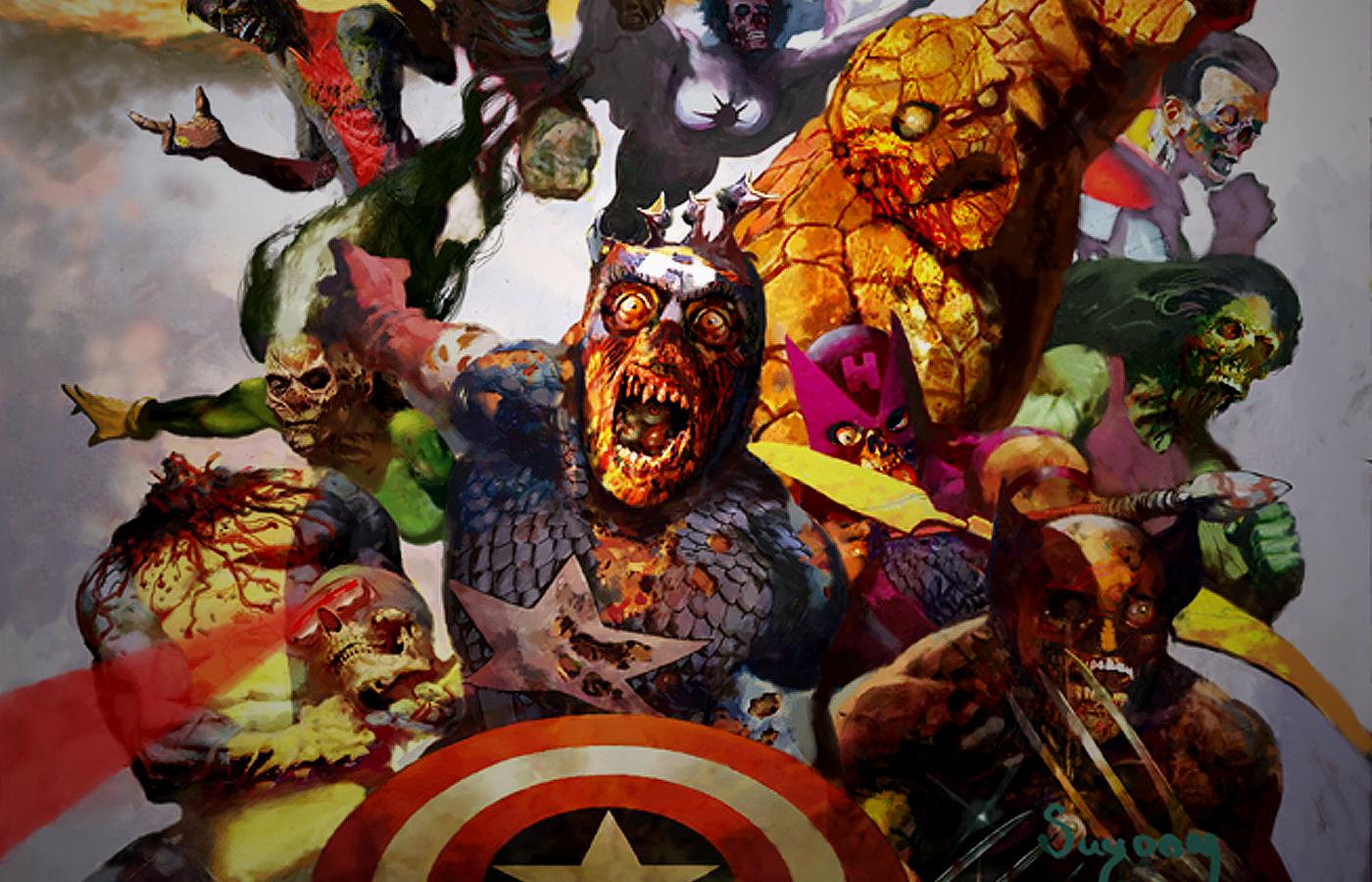 Halloween Wallpaper Marvel Zombies Secret War Jpg