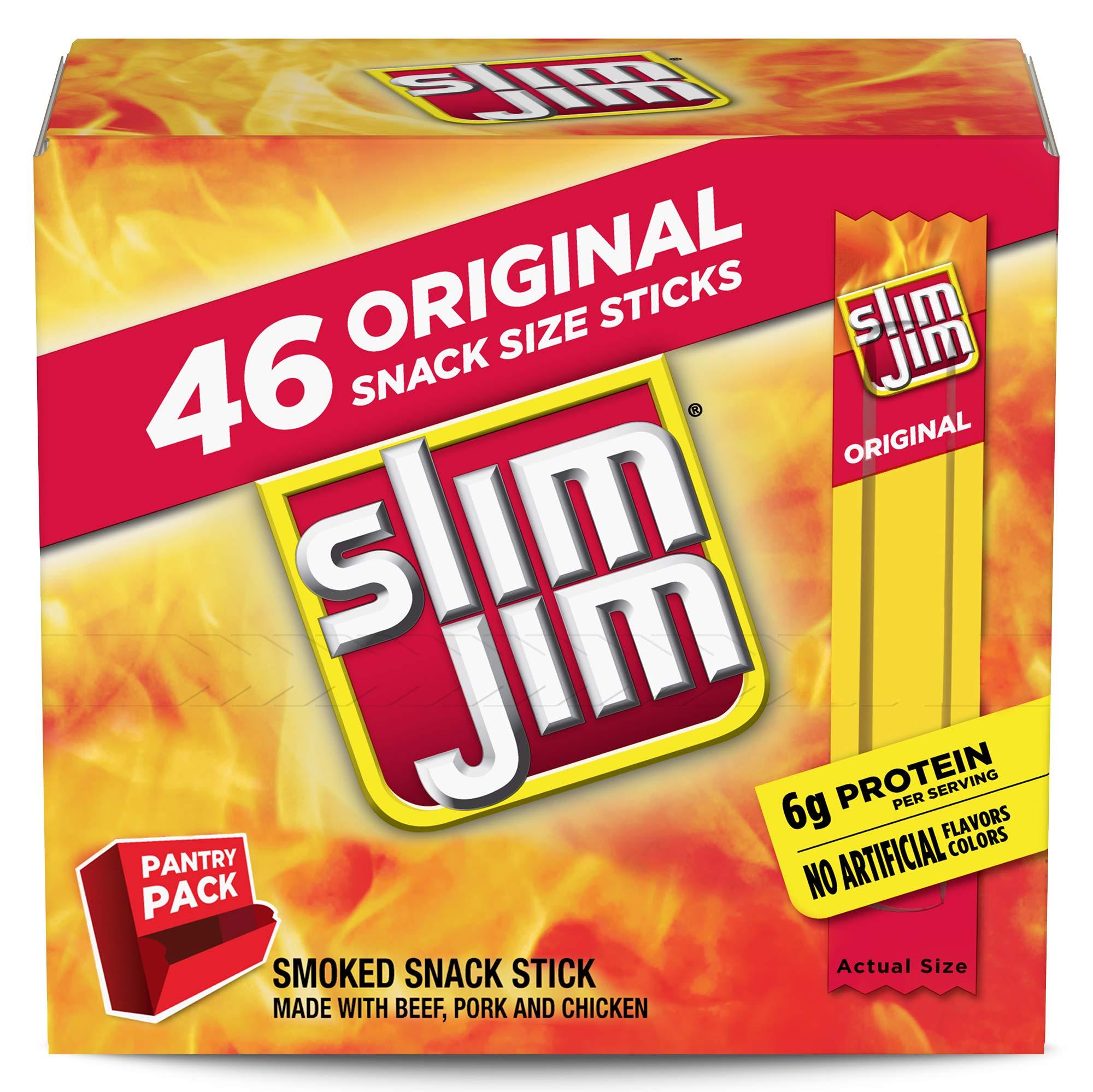 Amazon Slim Jim Original Snack Size Stick Easy On The Go