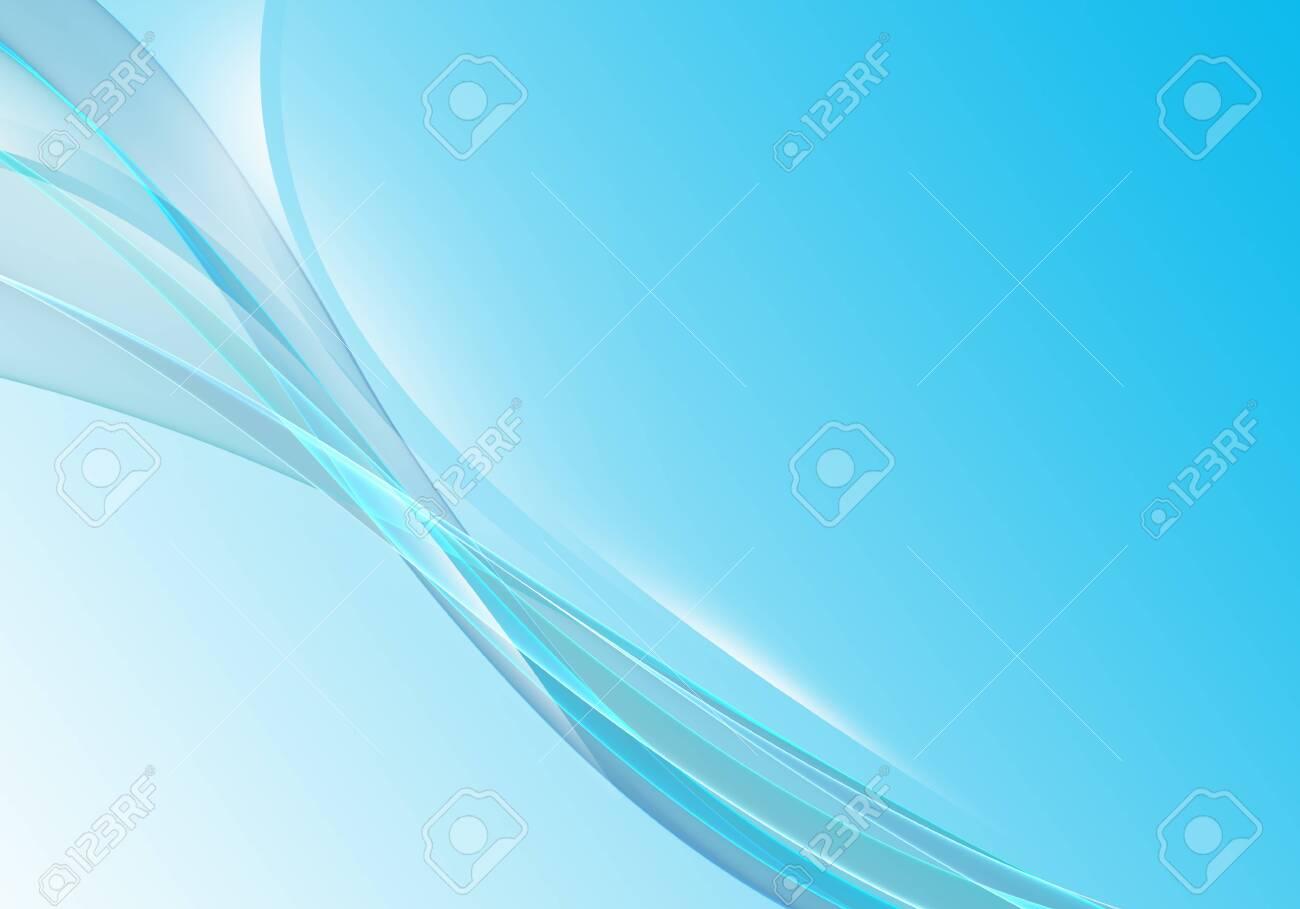 Abstract Background Waves Cyan Blue And White