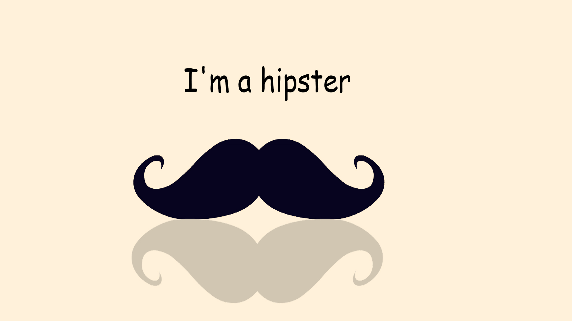 Love Mustache Wallpaper Hipster By
