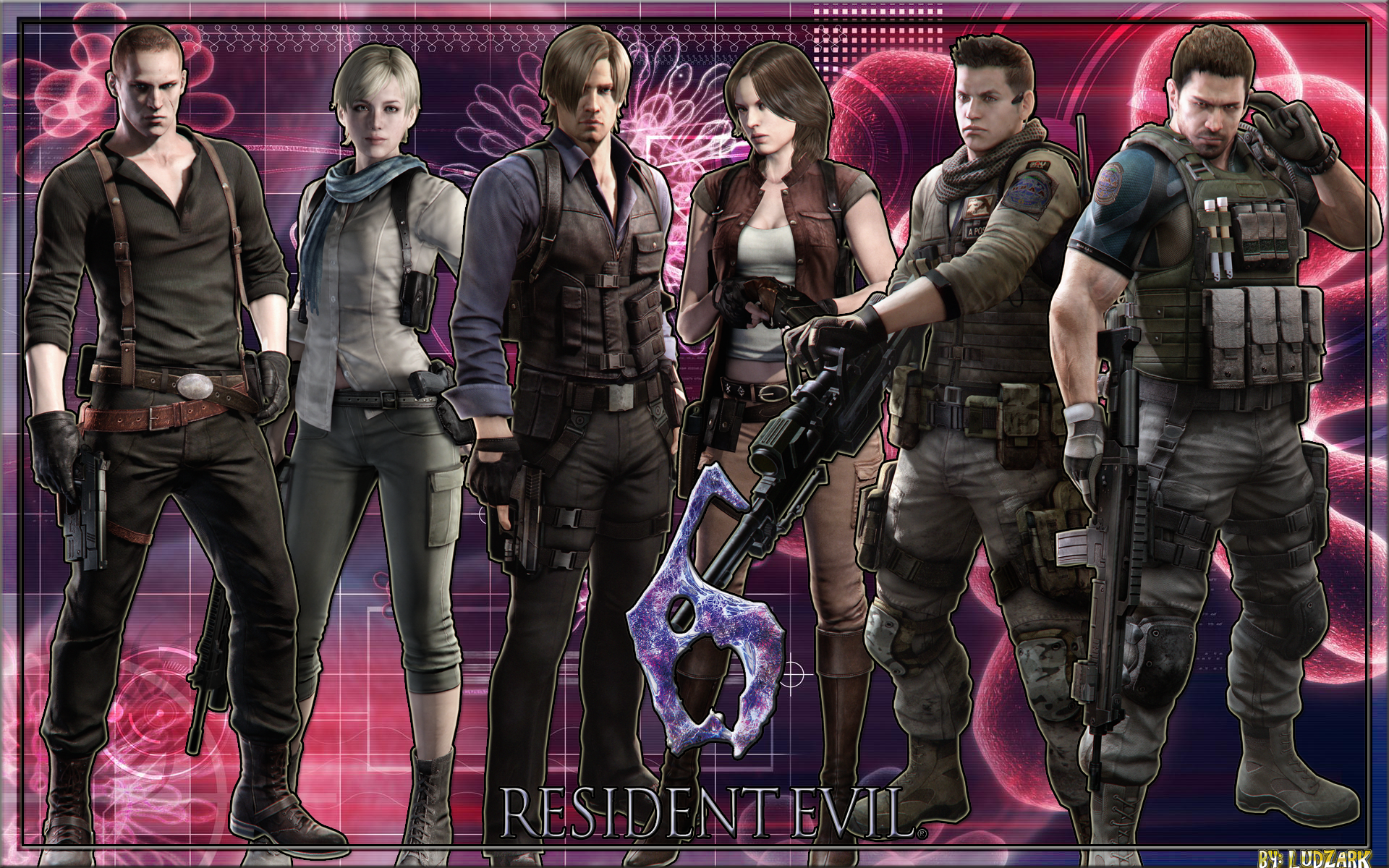 Wallpaper Resident Evil V2 By Ludzark