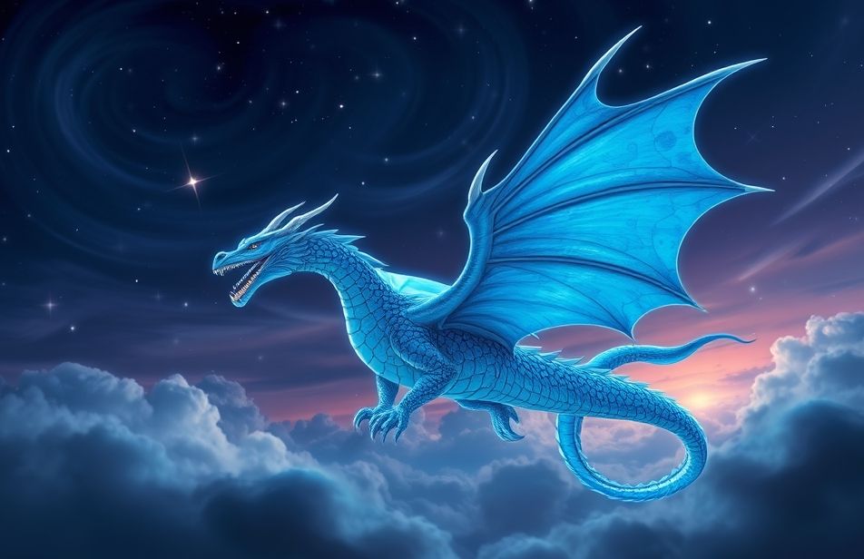 Blue Dragon Wallpaper Hd