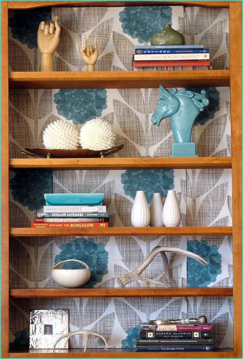 Design 101 4 Ways to Add Style to a Bookcase Back Panel  Decor By Demi
