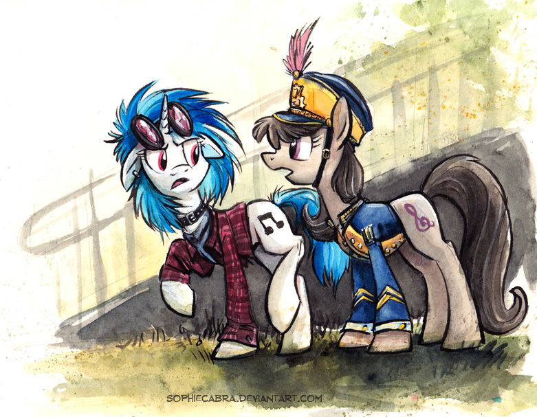 Canterlot High   The Band Geek and the Drop Out by sophiecabra on