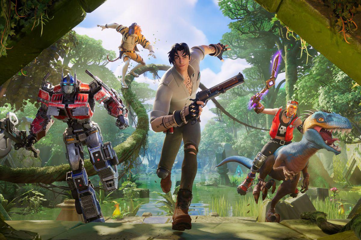 Fortnite S New Season Patch Has A Hidden Jungle And Optimus Prime