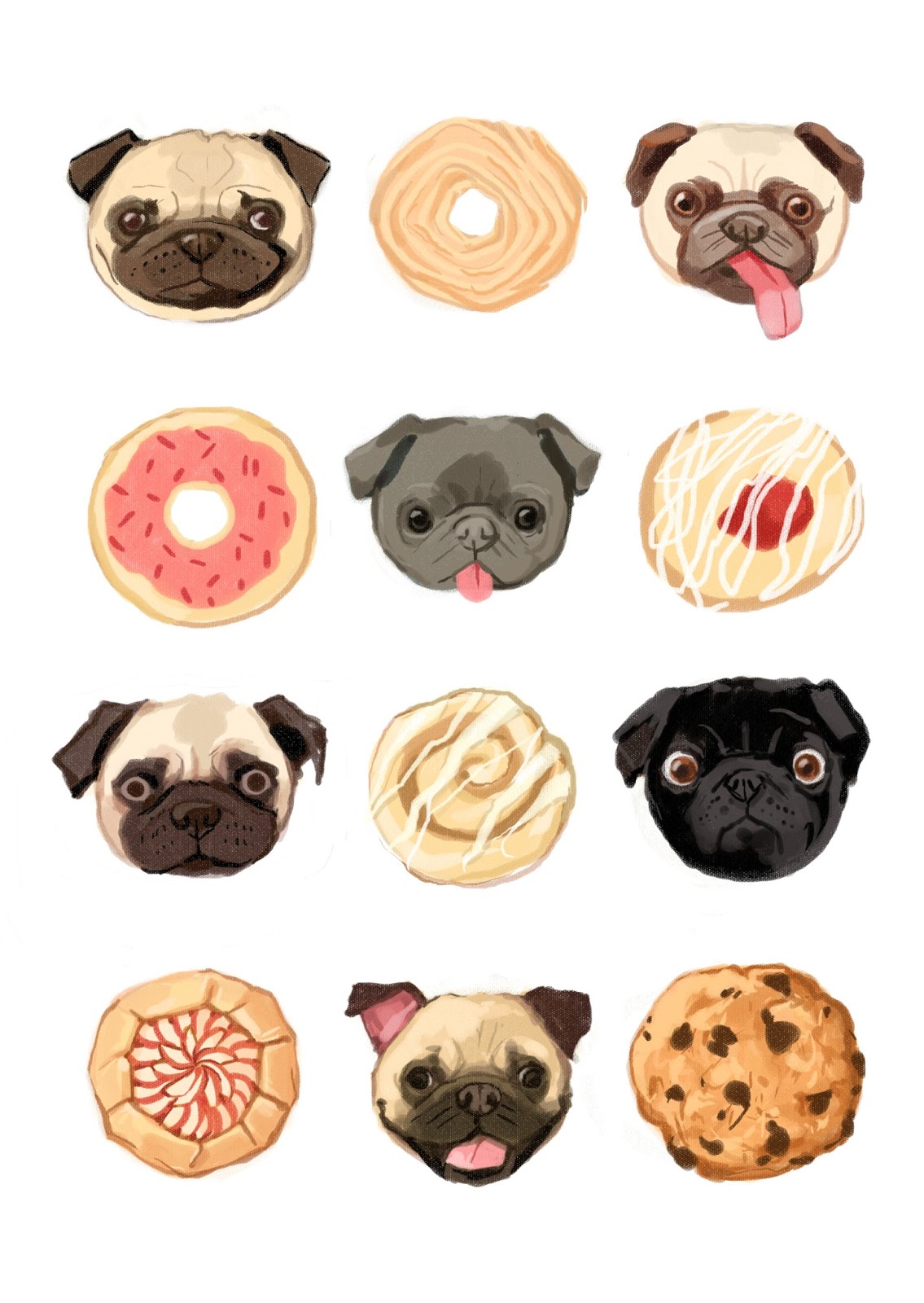 Pug Cookie Wallpaper Pictures Photos Image Dog Breeds