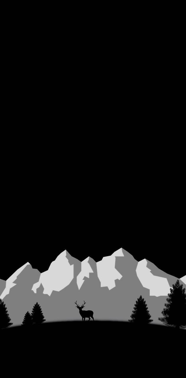 AMOLED Mountain wallpaper by JimmyJohns001 Download on ZEDGE