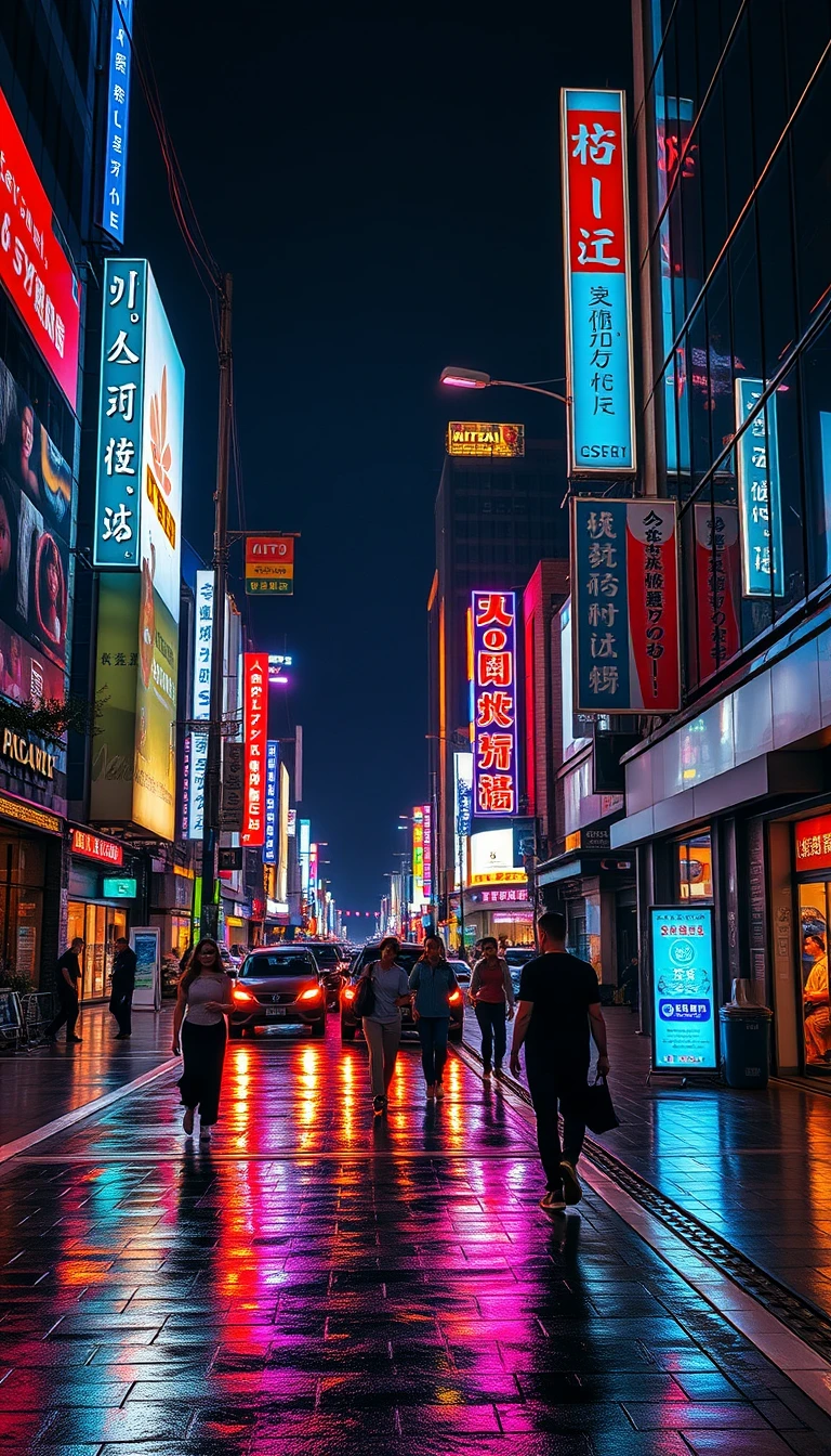 Street Wallpaper HD Night City