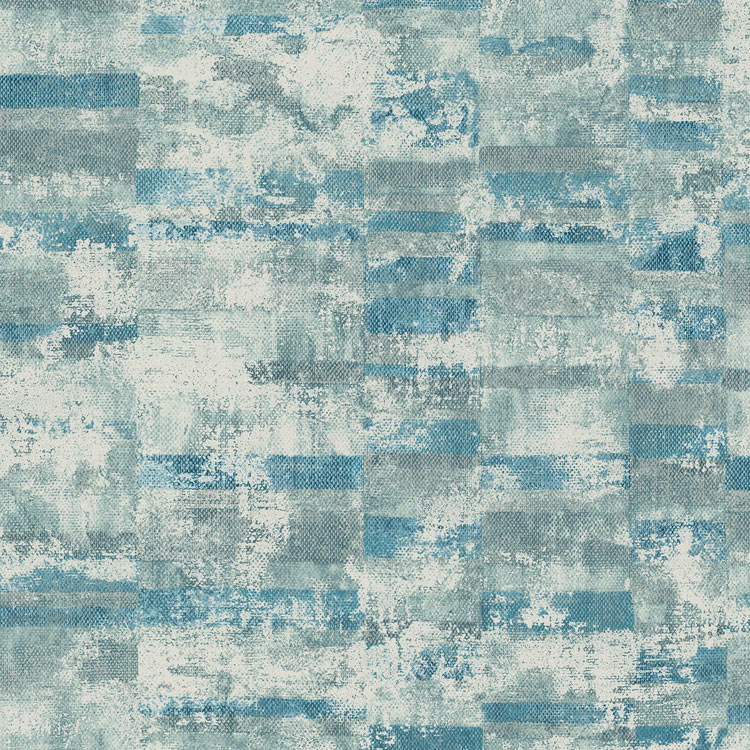 Seabrook Designs Gutenberg Cadet Blue Denim Wallpaper