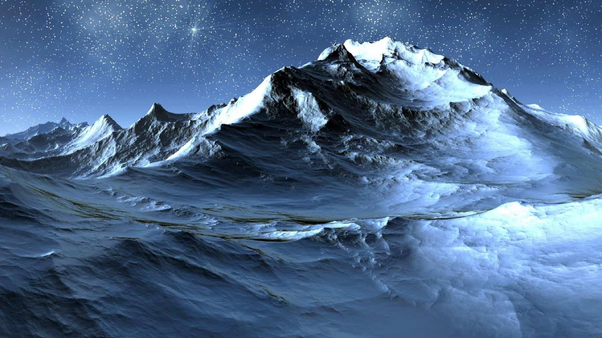 Night Mountain Wallpaper HD