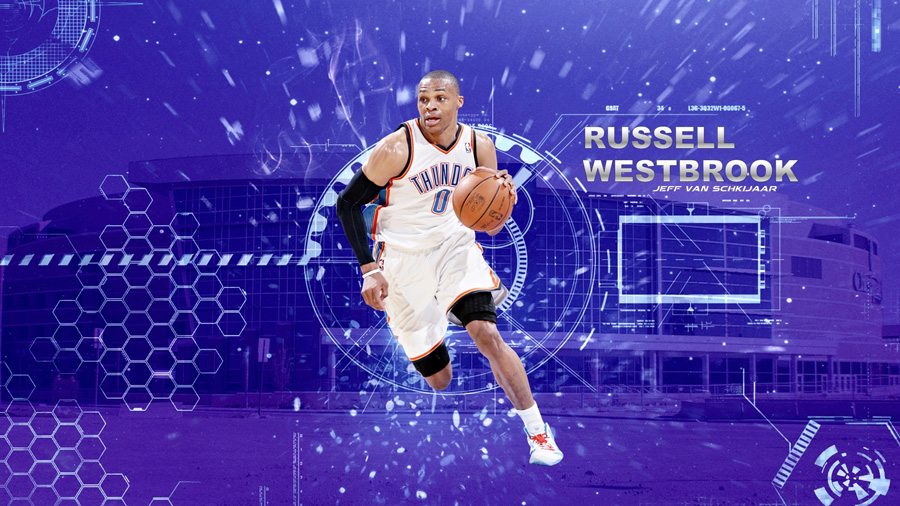 Russell Westbrook Okc Thunder Wallpaper Basketball