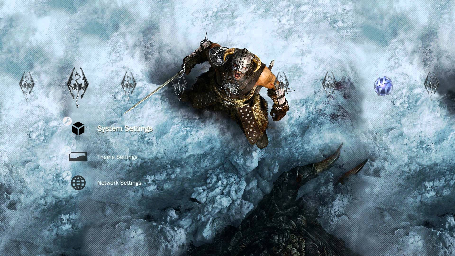 TES V Skyrim HD Wallpaper PS3 Theme [Download Links Included