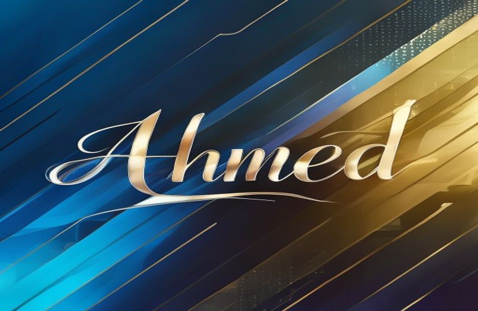 Ahmed Name Wallpaper