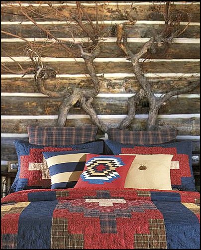 Bear Decor Antler Cabin Log Boys Theme Bedroom