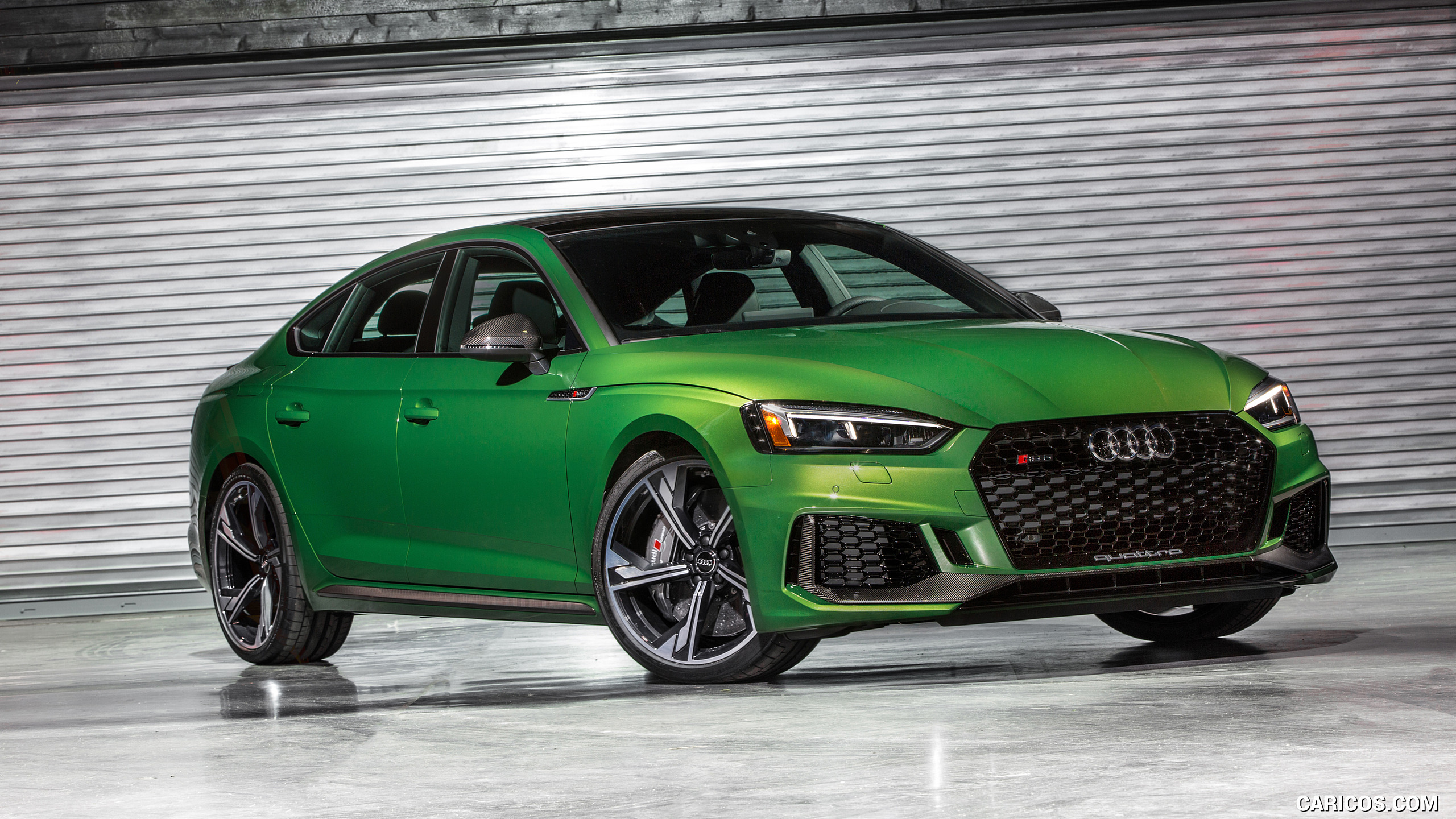 Audi Rs Sportback Color Sonoma Green Metallic Front