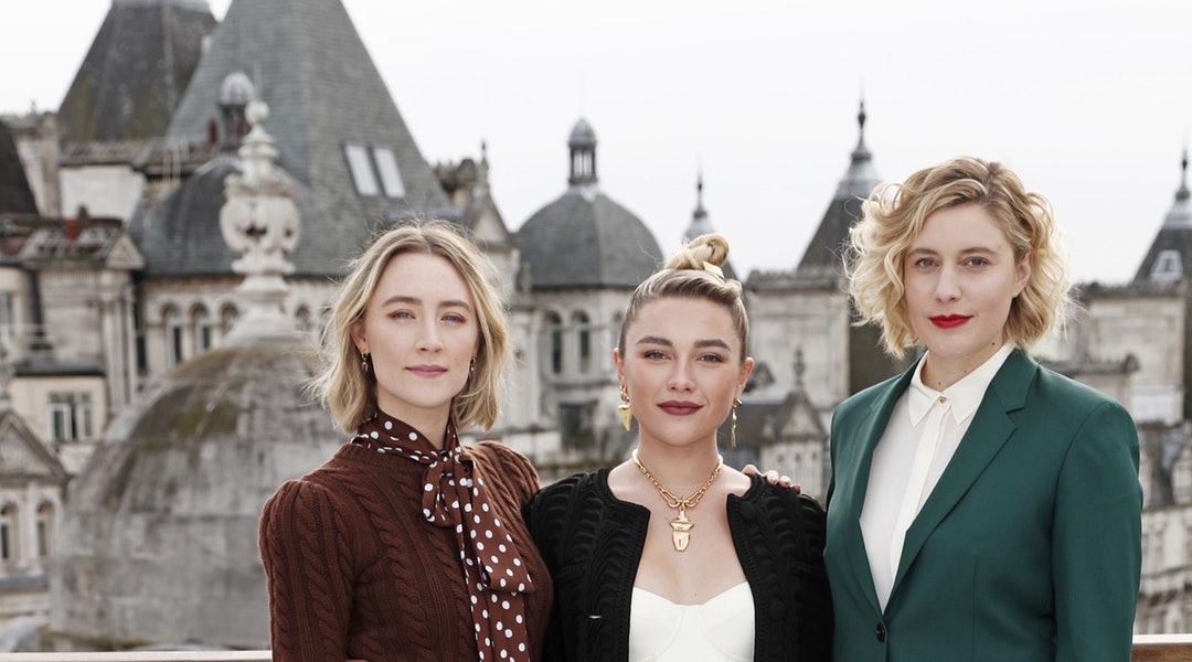 Little Women Star Florence Pugh Just Wore A Sorbet Colored Dress
