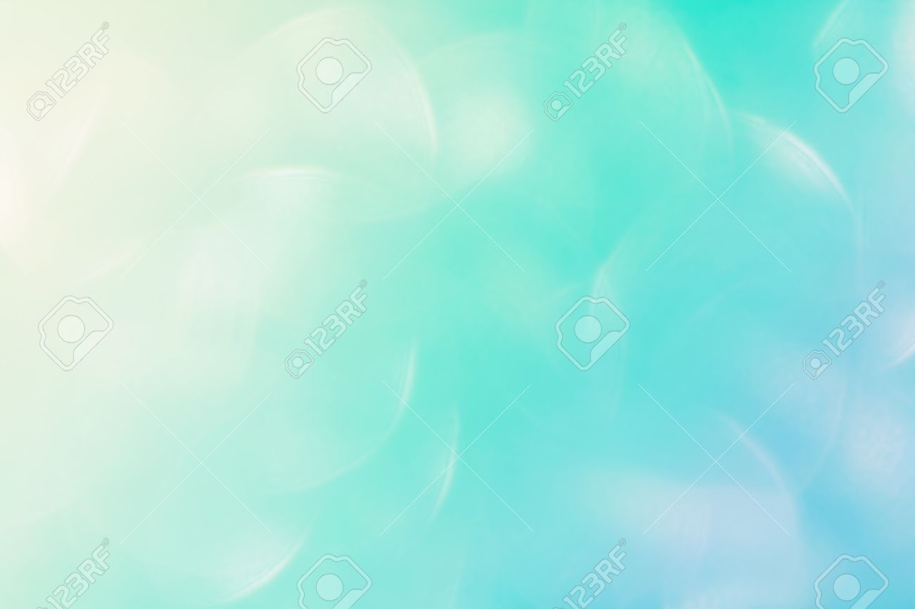 Big Abstract Pattern On Soft Aqua Blue Yellow Colour Background