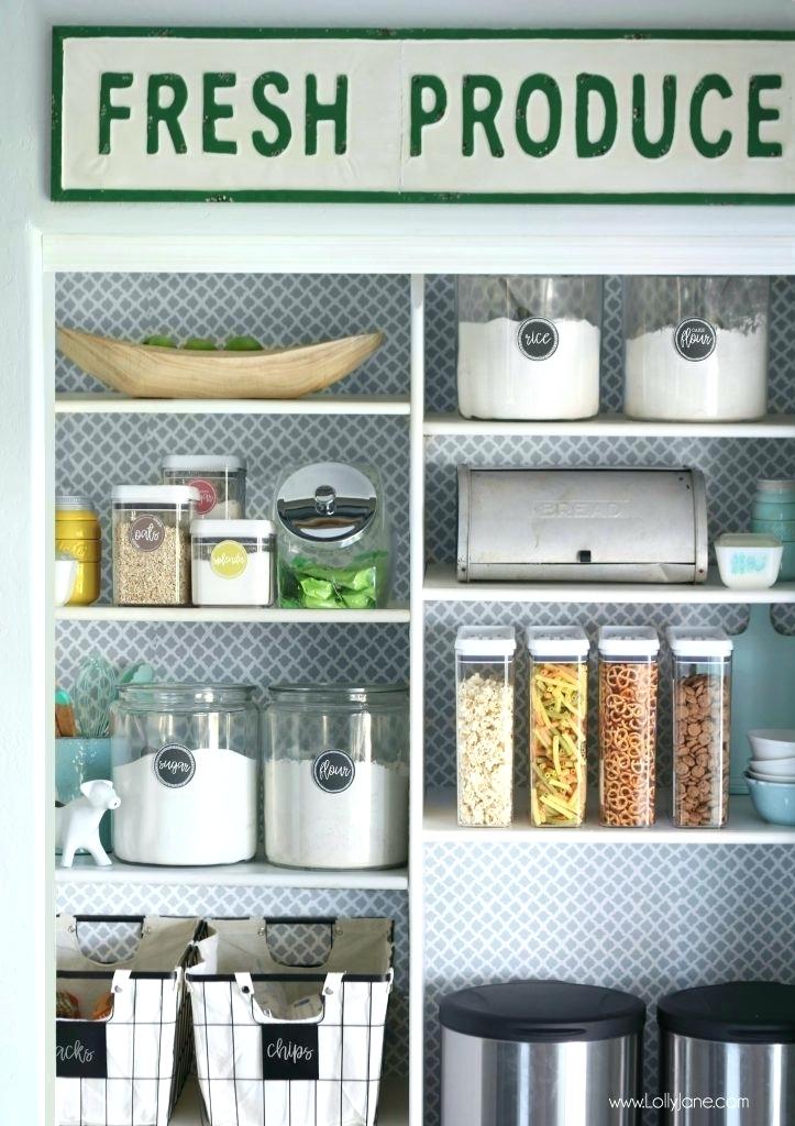 Easy Pantry Faux Wallpaper Makeover Under Norme Co