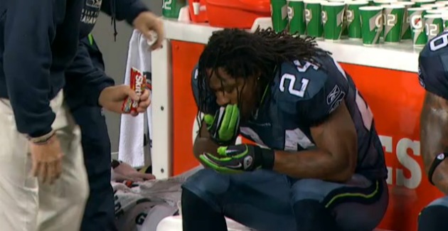 Marshawn Lynch Eating Skittles Gif Runs For All The