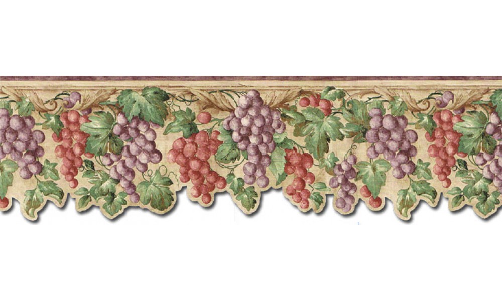 🔥 Free download Home Grape Fruits Wallpaper Border FF22021DB [1000x600